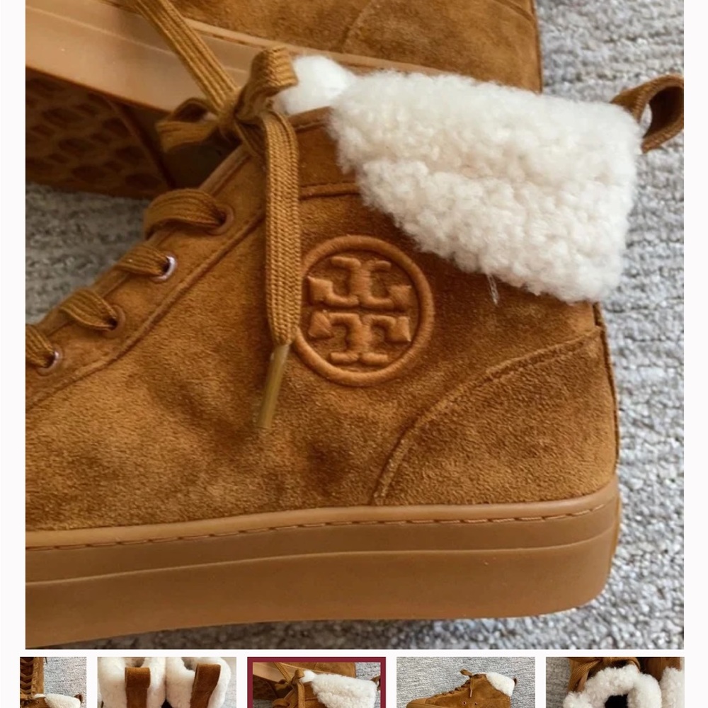 Tory Burch High Top Sneaker - Picture 4 of 5